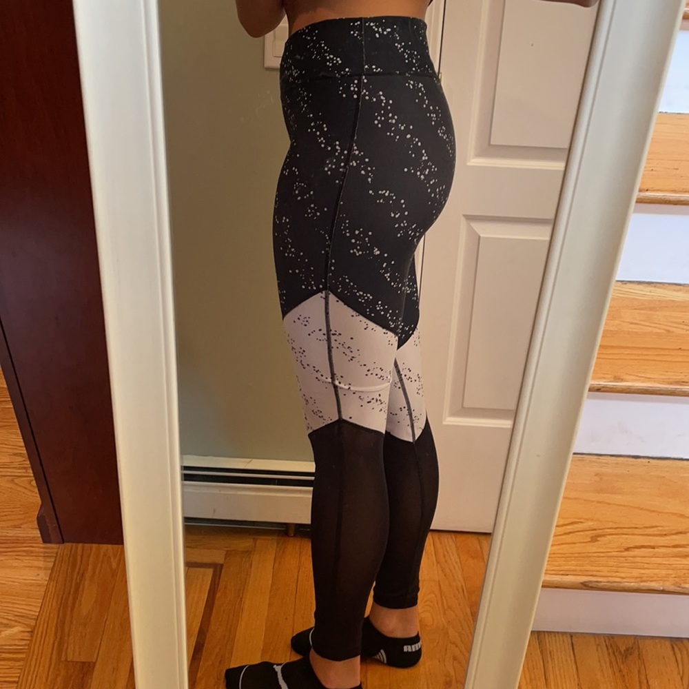 Fabletics Printed Leggings With Mesh Detail - image 3